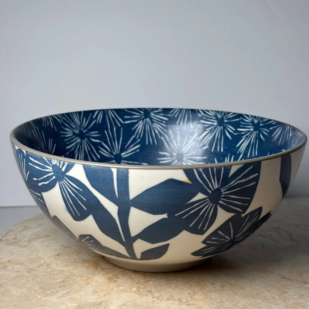 Crate&Barrel crate modern blue